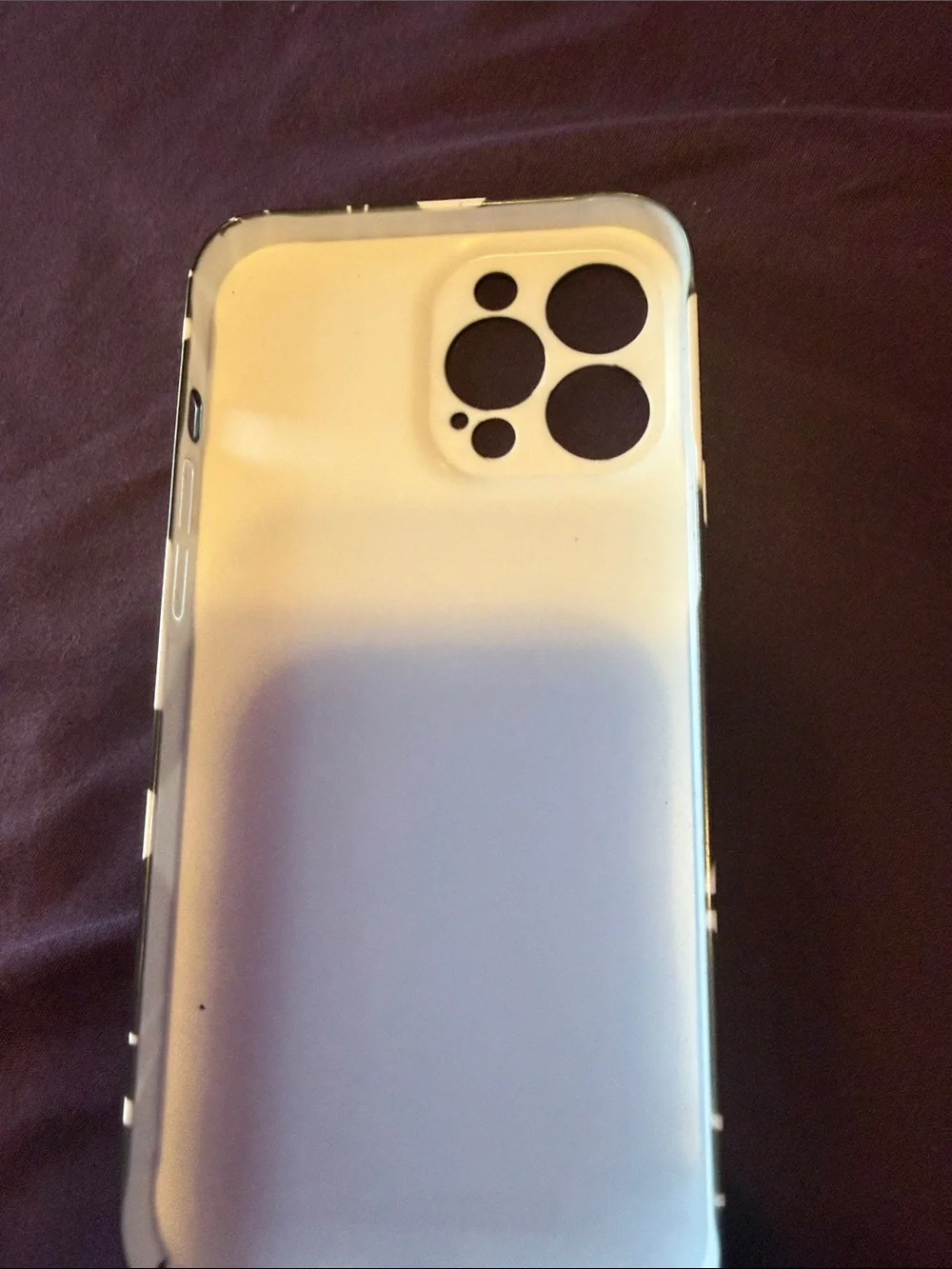 Black & White Ghost Face Phone Case - Unbranded